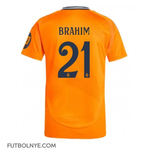 Camiseta Real Madrid Brahim Diaz #21 Visitante Equipación 2024-25 manga corta